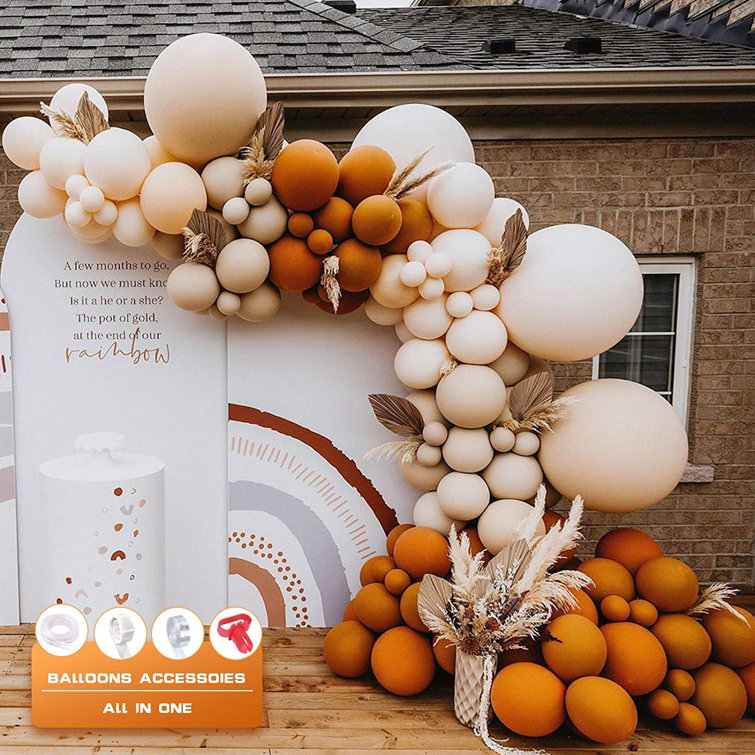 MMTX Balloon Arch Balloons Garland Arch Kits Retro Orange